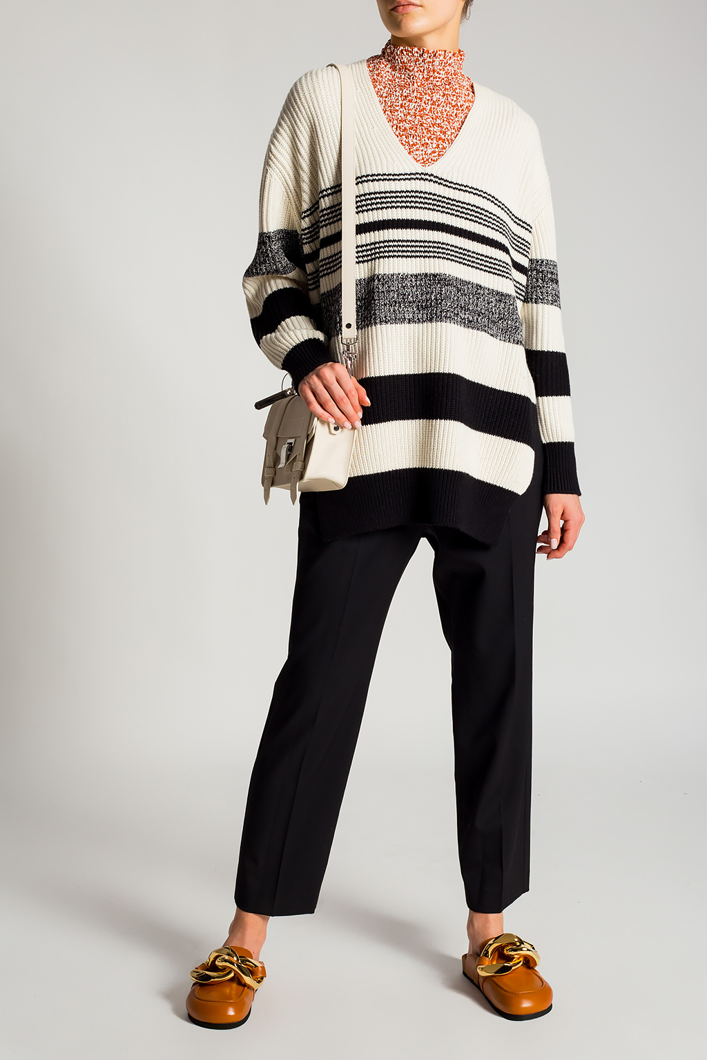 GenesinlifeShops Japan Striped sweater Proenza Schouler White